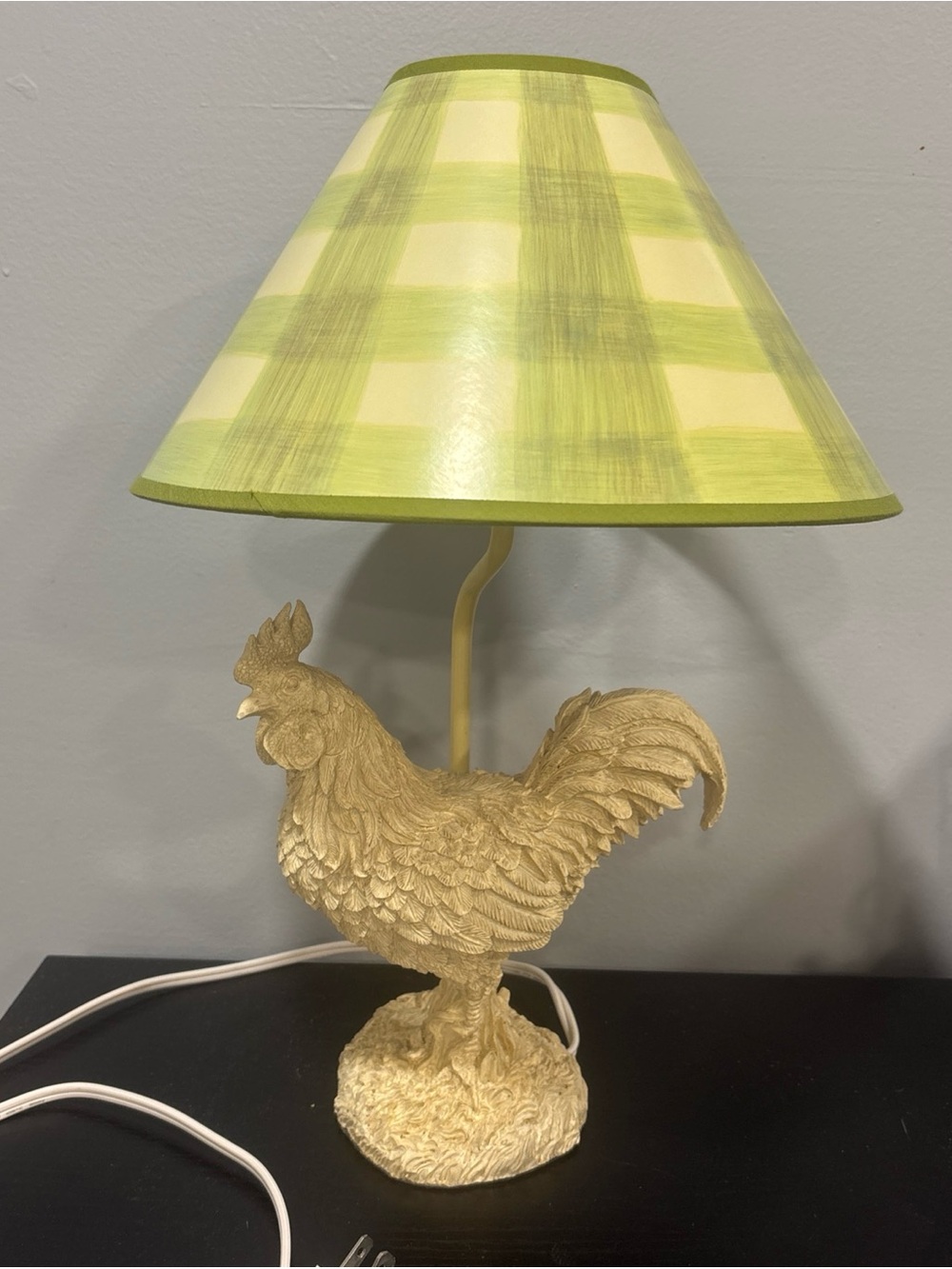 Rooster Table Lamp - Decorative Home Accent vintage country cottagecore vintage